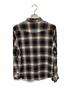 WACKO MARIA (ワコマリア) オンブレチェックウエスタンシャツ ブラウン サイズ:XL：8000円