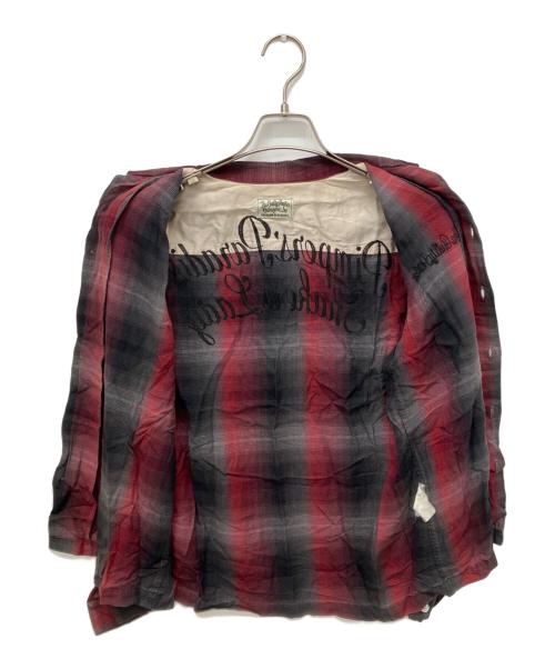 WACKO MARIA（ワコマリア）WACKO MARIA (ワコマリア) オンブレチェックシャツ レッド サイズ:不明の古着・服飾アイテム