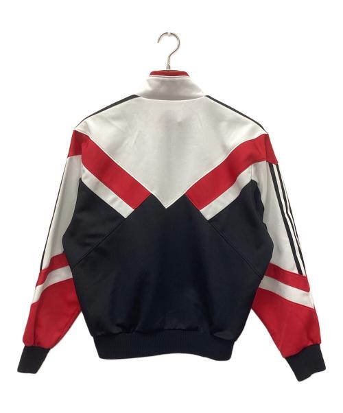adidas（アディダス）adidas (アディダス) トラックジャケット レッド×ブラックの古着・服飾アイテム