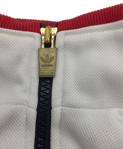 adidas（アディダス）adidas (アディダス) トラックジャケット レッド×ブラックの古着・服飾アイテム