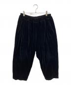 goldゴールド）の古着「VELVETEEN BALOON PANTS」｜ブラック