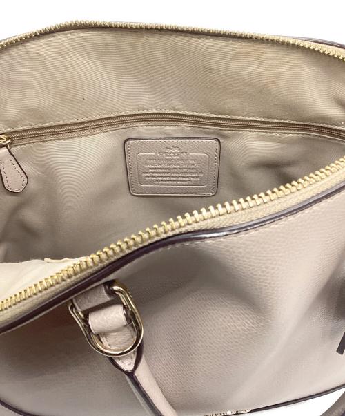 COACH（コーチ）COACH (コーチ) ハンドバッグ ベージュの古着・服飾アイテム