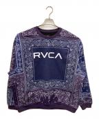 RVCAルーカ）の古着「ペイズリー柄スウェット」｜ネイビー