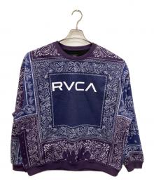 RVCA（ルーカ）の古着「ペイズリー柄スウェット」｜ネイビー