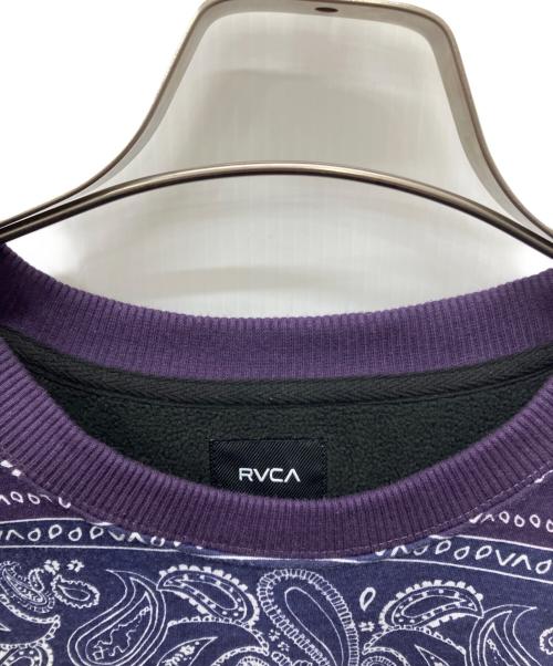 RVCA（ルーカ）RVCA (ルーカ) ペイズリー柄スウェット ネイビー サイズ:Lの古着・服飾アイテム