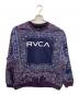 RVCA（ルーカ）の古着「ペイズリー柄スウェット」｜ネイビー