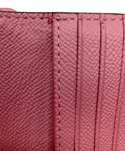 COACH（コーチ）COACH (コーチ) ティーローズコンパクトウォレット ピンクの古着・服飾アイテム