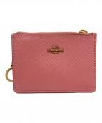 COACHコーチ）の古着「キーリングパス＆コインケース」｜ピンク