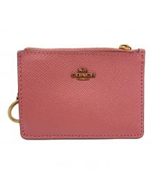 COACH（コーチ）の古着「キーリングパス＆コインケース」｜ピンク