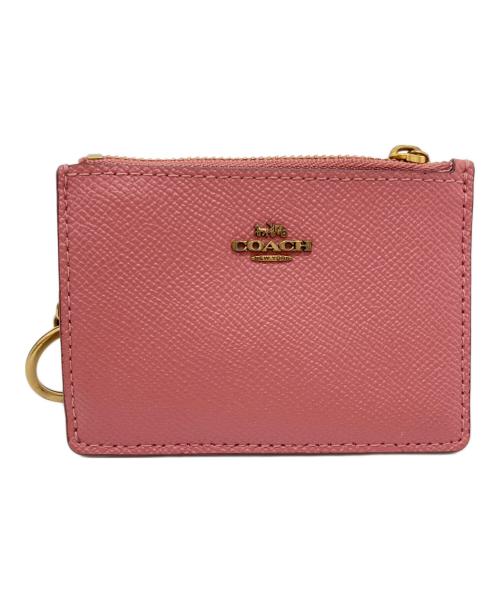 COACH（コーチ）COACH (コーチ) キーリングパス＆コインケース ピンクの古着・服飾アイテム