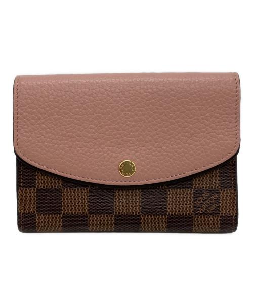LOUIS VUITTON（ルイ ヴィトン）LOUIS VUITTON (ルイ ヴィトン) ダミエ　ポルトフォイユ・ノルマンディ　二つ折り財布 ブラウンの古着・服飾アイテム