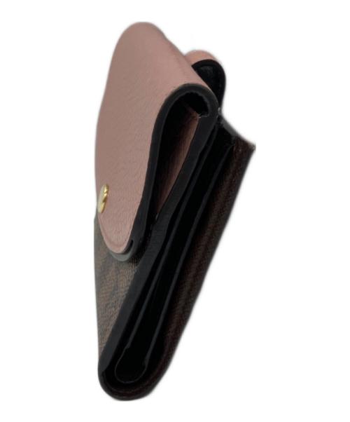 LOUIS VUITTON（ルイ ヴィトン）LOUIS VUITTON (ルイ ヴィトン) ダミエ　ポルトフォイユ・ノルマンディ　二つ折り財布 ブラウンの古着・服飾アイテム