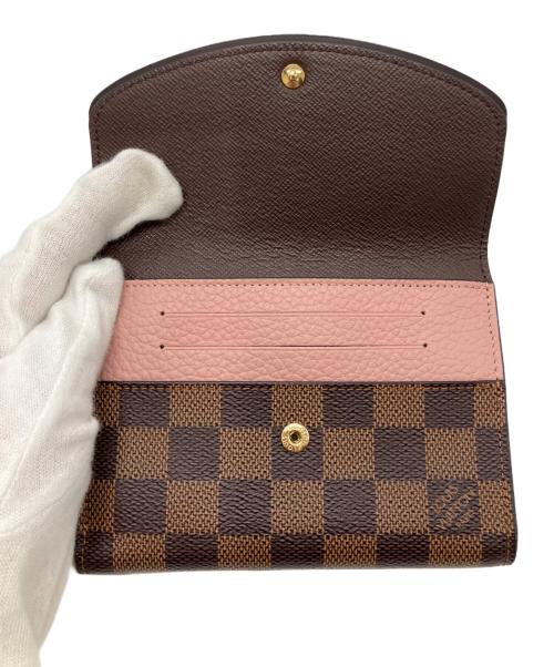 LOUIS VUITTON（ルイ ヴィトン）LOUIS VUITTON (ルイ ヴィトン) ダミエ　ポルトフォイユ・ノルマンディ　二つ折り財布 ブラウンの古着・服飾アイテム