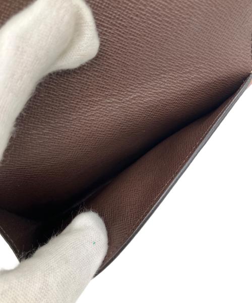LOUIS VUITTON（ルイ ヴィトン）LOUIS VUITTON (ルイ ヴィトン) ダミエ　ポルトフォイユ・ノルマンディ　二つ折り財布 ブラウンの古着・服飾アイテム