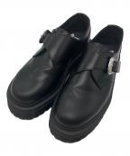 Dr.Martensドクターマーチン）の古着「バックル モンク シューズ」｜ブラック