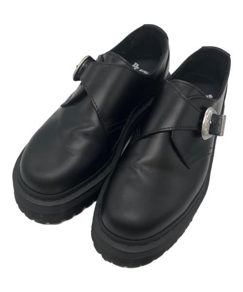 Dr.Martens（ドクターマーチン）Dr.Martens (ドクターマーチン) バックル モンク シューズ ブラック サイズ:UKL6の古着・服飾アイテム