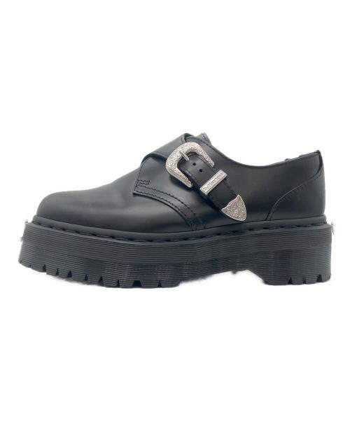 Dr.Martens（ドクターマーチン）Dr.Martens (ドクターマーチン) バックル モンク シューズ ブラック サイズ:UKL6の古着・服飾アイテム