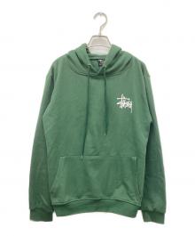 stussy（ステューシー）の古着「プルオーバーパーカー」｜グリーン