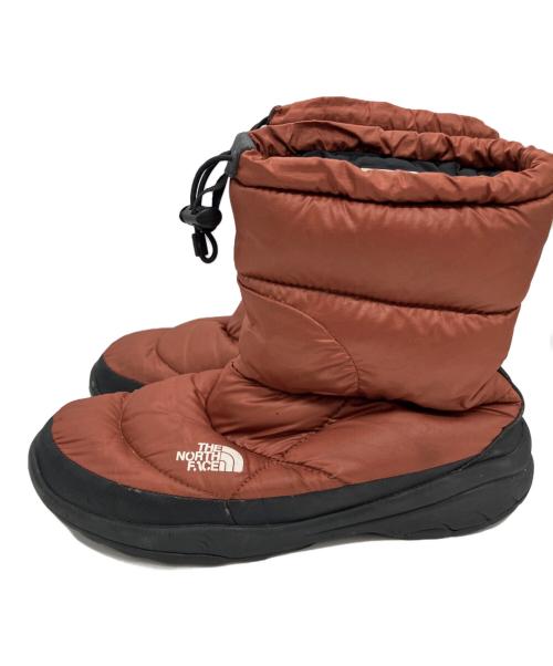 THE NORTH FACE（ザ ノース フェイス）THE NORTH FACE (ザ ノース フェイス) Nuptse Bootie V ブラウン サイズ:27 cmの古着・服飾アイテム