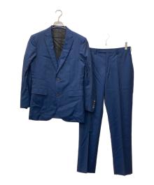 BLUE LABEL CRESTBRIDGE（ブルーレーベルクレストブリッジ）の古着「ﾍﾘﾝﾎﾞｰﾝ3ﾋﾟｰｽｽｰﾂ　御幸毛織生地　51H95-313-24」｜ブルー