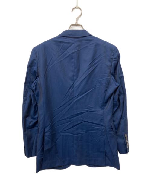 BLUE LABEL CRESTBRIDGE（ブルーレーベルクレストブリッジ）BLUE LABEL CRESTBRIDGE (ブルーレーベルクレストブリッジ) ﾍﾘﾝﾎﾞｰﾝ3ﾋﾟｰｽｽｰﾂ　御幸毛織生地　51H95-313-24 ブルー サイズ:36Rの古着・服飾アイテム