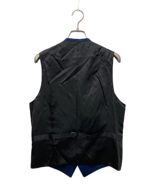 BLUE LABEL CRESTBRIDGE（ブルーレーベルクレストブリッジ）BLUE LABEL CRESTBRIDGE (ブルーレーベルクレストブリッジ) ﾍﾘﾝﾎﾞｰﾝ3ﾋﾟｰｽｽｰﾂ　御幸毛織生地　51H95-313-24 ブルー サイズ:36Rの古着・服飾アイテム