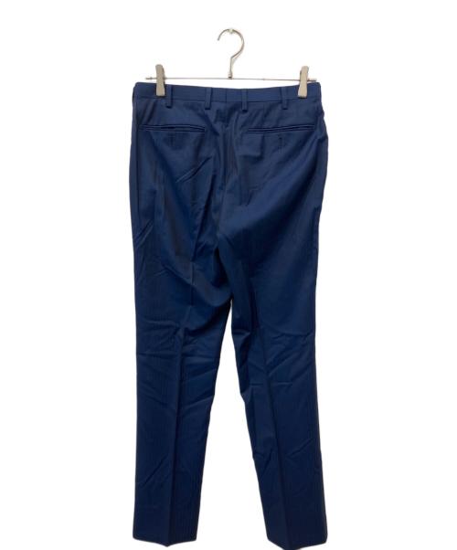 BLUE LABEL CRESTBRIDGE（ブルーレーベルクレストブリッジ）BLUE LABEL CRESTBRIDGE (ブルーレーベルクレストブリッジ) ﾍﾘﾝﾎﾞｰﾝ3ﾋﾟｰｽｽｰﾂ　御幸毛織生地　51H95-313-24 ブルー サイズ:36Rの古着・服飾アイテム
