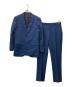 BLUE LABEL CRESTBRIDGE（ブルーレーベルクレストブリッジ）の古着「ﾍﾘﾝﾎﾞｰﾝ3ﾋﾟｰｽｽｰﾂ　御幸毛織生地　51H95-313-24」｜ブルー