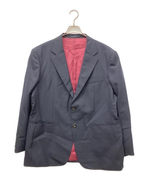 TAKEO KIKUCHI（タケオキクチ）TAKEO KIKUCHI (タケオキクチ) ２Pストライプスーツ ブラック サイズ:不明の古着・服飾アイテム