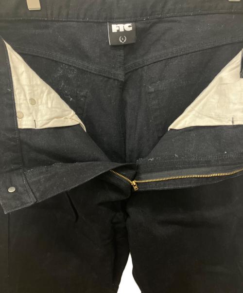 FTC（エフティーシー）FTC (エフティーシー) ブラックバギージーンズ ブラック サイズ:Lの古着・服飾アイテム