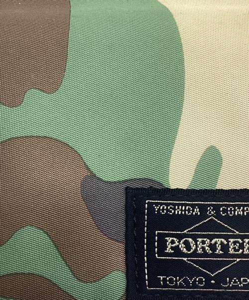 PORTER（ポーター）PORTER (ポーター) カモフラカードケース オリーブの古着・服飾アイテム