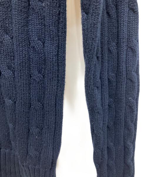 POLO RALPH LAUREN（ポロ・ラルフローレン）POLO RALPH LAUREN (ポロ・ラルフローレン) ケーブルニット ネイビー サイズ:Sの古着・服飾アイテム