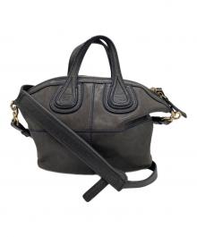 GIVENCHY（ジバンシィ）の古着「ナイチンゲール　レザーショルダーバッグ」｜ブラック