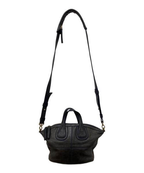 GIVENCHY（ジバンシィ）GIVENCHY (ジバンシィ) ナイチンゲール　レザーショルダーバッグ ブラックの古着・服飾アイテム
