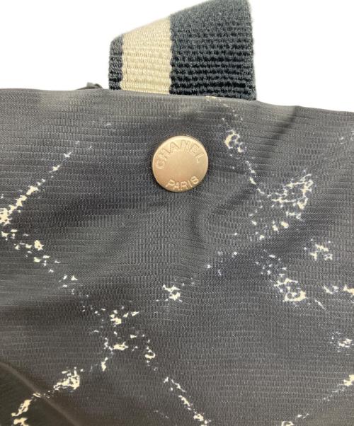 CHANEL（シャネル）CHANEL (シャネル) 旧トラベルライン ナイロントートバッグ ブラックの古着・服飾アイテム