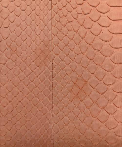 CELINE（セリーヌ）CELINE (セリーヌ) パイソンレザーウォレット ピンクの古着・服飾アイテム