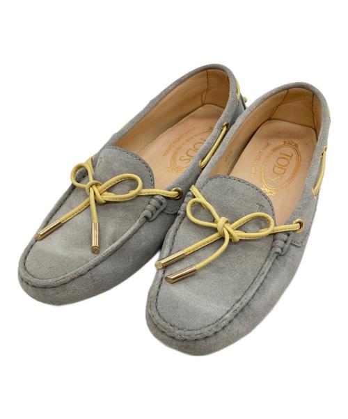 TOD'S（トッズ）TOD'S (トッズ) ドライビングシューズ グレー サイズ:35 1/2の古着・服飾アイテム