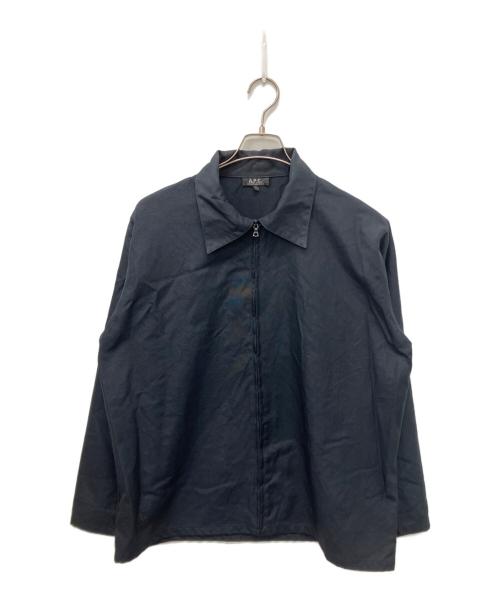 A.P.C.（アーペーセー）A.P.C. (アーペーセー) フランス製ジップアップジャケット ネイビー サイズ:Sの古着・服飾アイテム