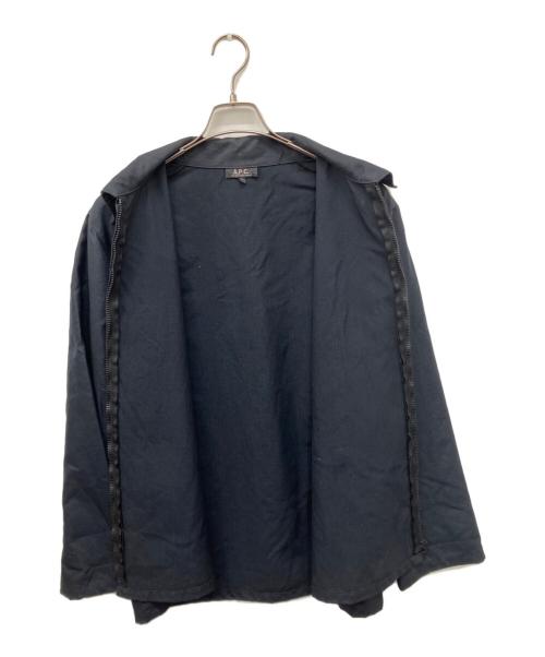 A.P.C.（アーペーセー）A.P.C. (アーペーセー) フランス製ジップアップジャケット ネイビー サイズ:Sの古着・服飾アイテム