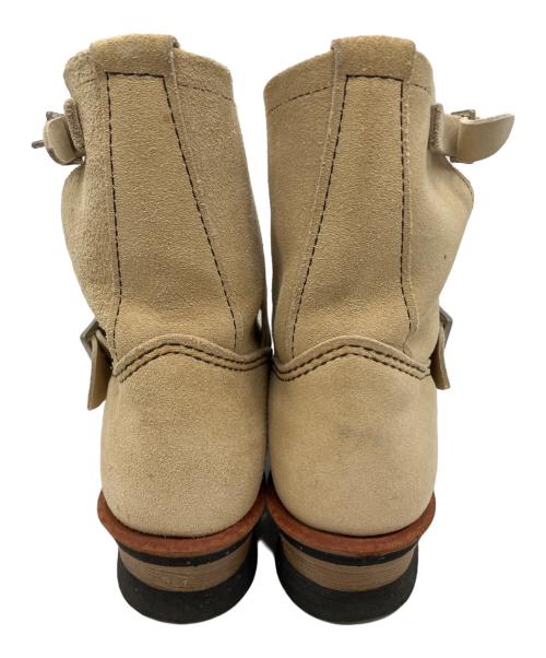 RED WING（レッドウィング）RED WING (レッドウィング) スエードエンジニアブーツ ベージュ サイズ:27.5cmの古着・服飾アイテム