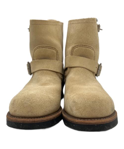 RED WING（レッドウィング）RED WING (レッドウィング) スエードエンジニアブーツ ベージュ サイズ:27.5cmの古着・服飾アイテム