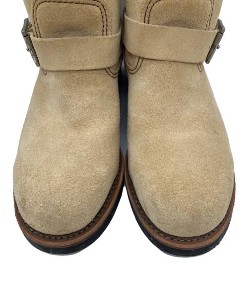 RED WING（レッドウィング）RED WING (レッドウィング) スエードエンジニアブーツ ベージュ サイズ:27.5cmの古着・服飾アイテム
