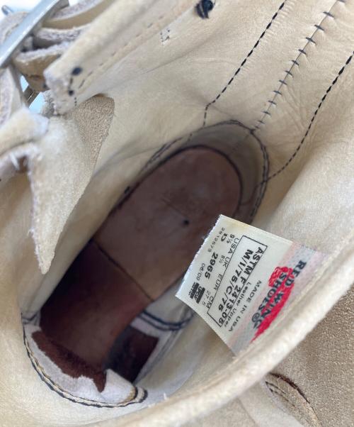 RED WING（レッドウィング）RED WING (レッドウィング) スエードエンジニアブーツ ベージュ サイズ:27.5cmの古着・服飾アイテム