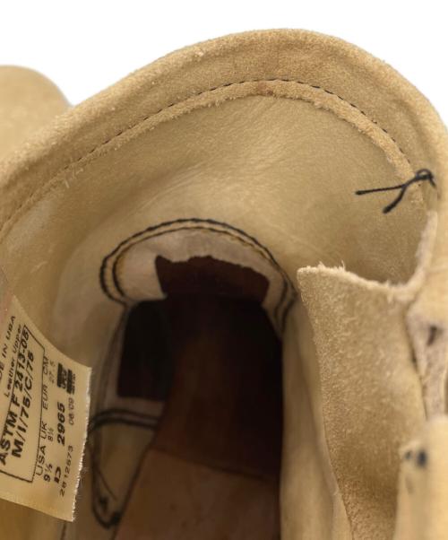 RED WING（レッドウィング）RED WING (レッドウィング) スエードエンジニアブーツ ベージュ サイズ:27.5cmの古着・服飾アイテム