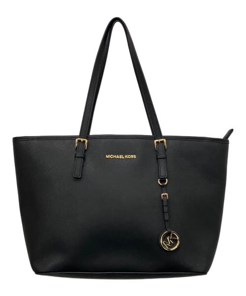 MICHAEL KORS（マイケルコース）MICHAEL KORS (マイケルコース) トートバッグ ブラックの古着・服飾アイテム