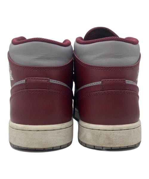 NIKE（ナイキ）NIKE (ナイキ) ミッドスニーカー グレー×レッド サイズ:27 cmの古着・服飾アイテム