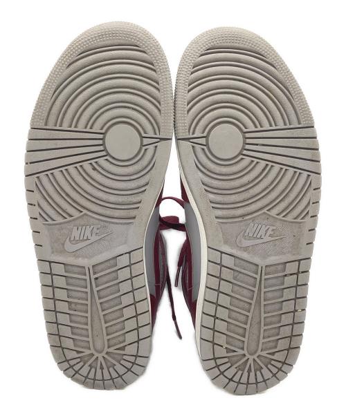 NIKE（ナイキ）NIKE (ナイキ) ミッドスニーカー グレー×レッド サイズ:27 cmの古着・服飾アイテム