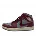 NIKE (ナイキ) ミッドスニーカー グレー×レッド サイズ:27 cm：6000円