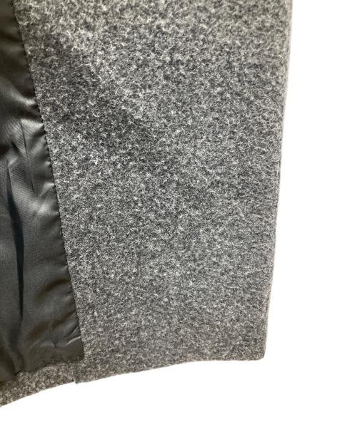 L'AUBE BLANC（ローブ ブラン）L'AUBE BLANC (ローブ ブラン) ベルテッドチェスターコート グレー サイズ:Freeの古着・服飾アイテム