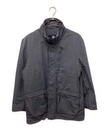 BURBERRY LONDON（バーバリーロンドン）の古着「スタンドカラーナイロンジャケット」｜グレー